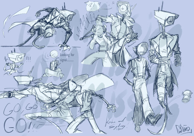 [2025] kohn + sydney, sketch page comm for aliasmisc