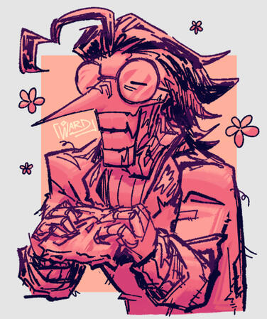[mar2026] spamton DELTARUNE, simple halfbody