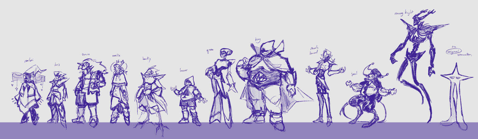 [2025] (zoom rec.) DELTARUNE personal design lineup